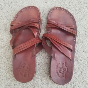 Leather sandles